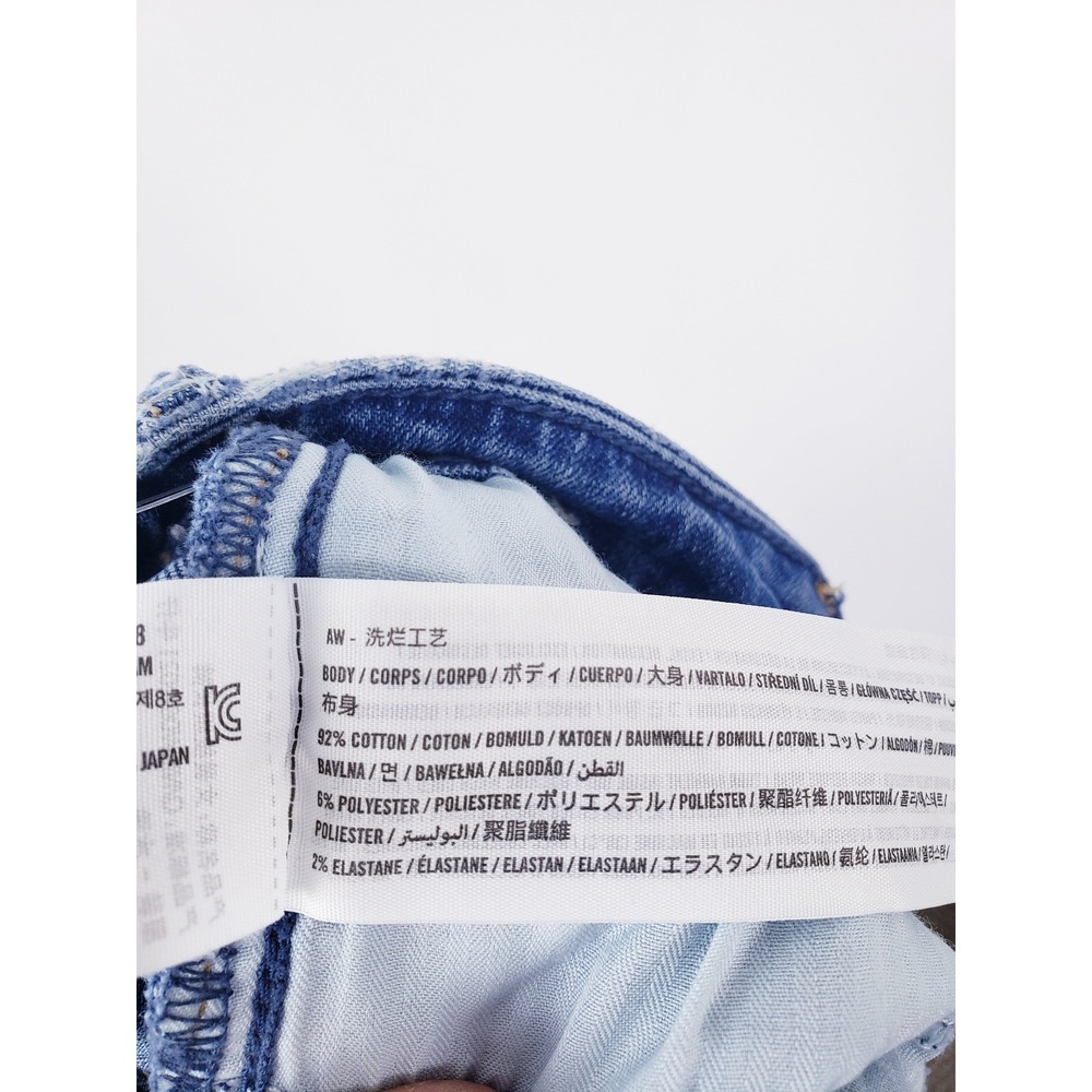 Abercrombie & Fitch The Flare Ultra High Rise Stretch Blue Denim Jeans 29/8R - Picture 7 of 8